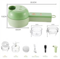Gatling Vegetable Cutter Mini Wireless Electric Garlic Mud Artifact Garlic Crusher