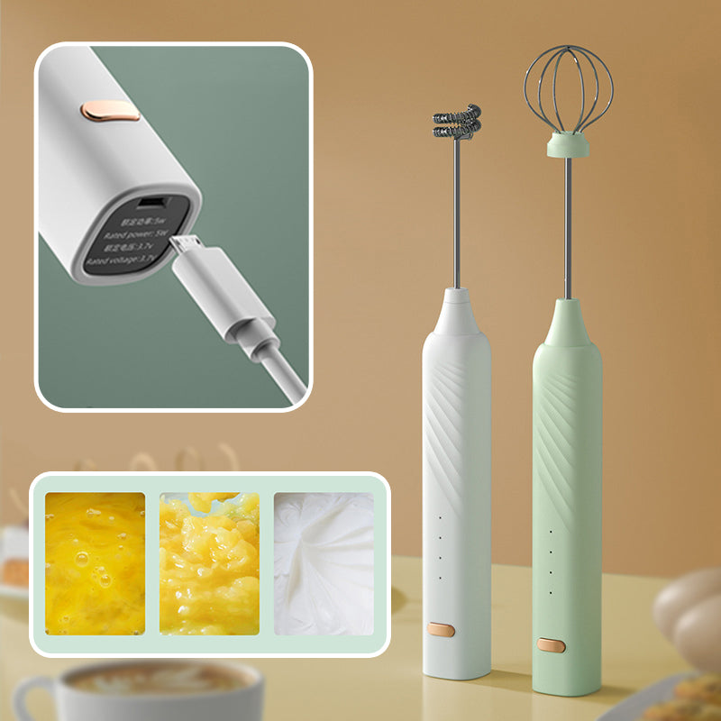 Electric Cordless Egg Beater For Whipping Cream And Egg Whites
