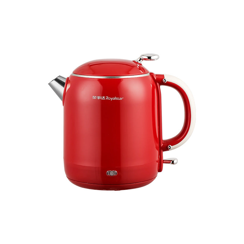Retro Electric Kettle 304 Stainless Steel Water Boiler Household Dormitory InnerOne-Button Boiling