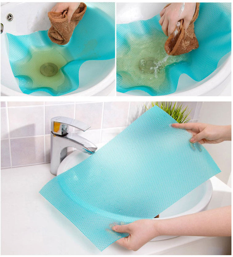 Kitchen Anti Slip Mat Can Be Cut and Anti Fouling Refrigerator Mat, Single Piece Cabinet Mat, Anti Slip Mat