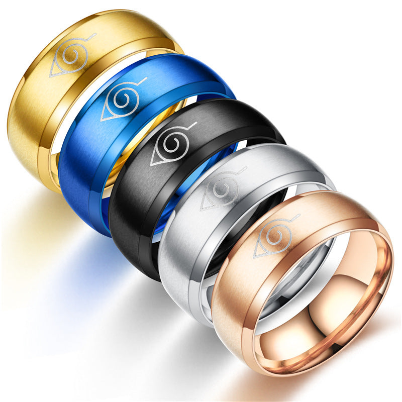 Stainless Steel Ring Titanium Steel Jewelry Men's Finger Ring Wholesale