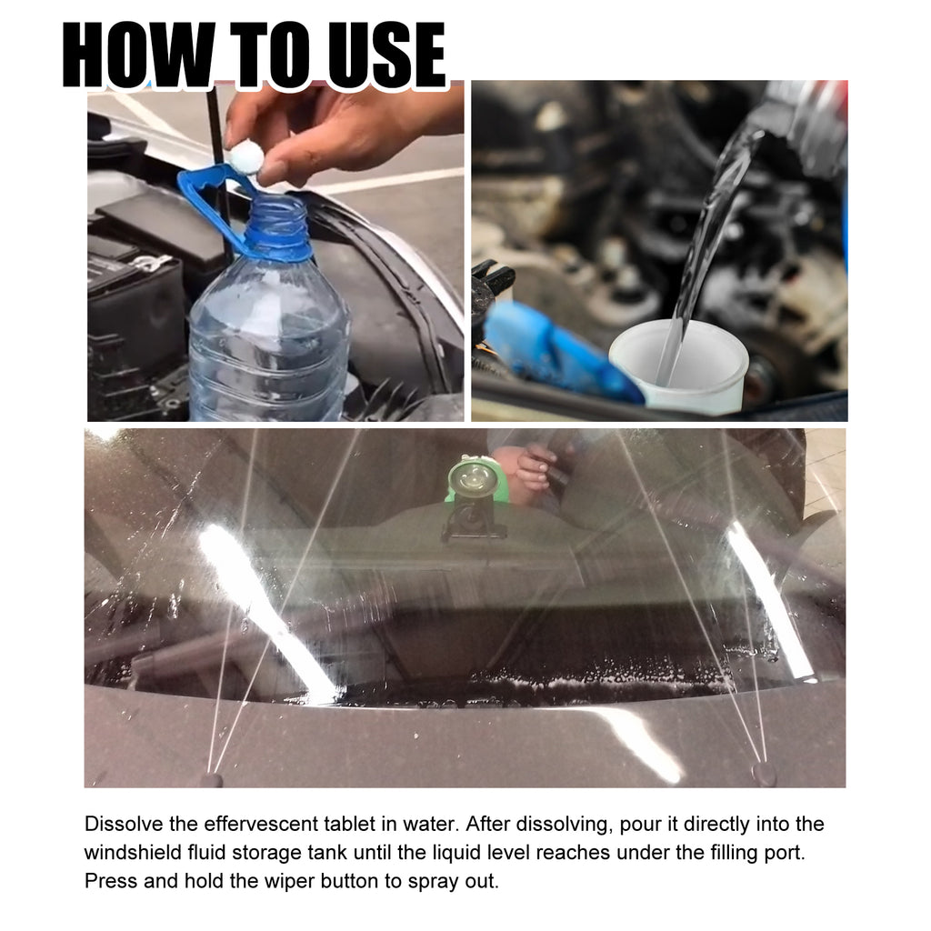 Windshield Cleaner Multifunctional Car Window Glass Cleaning Decontamination Fog Removal Cleaner