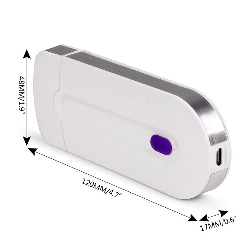 Electric Women Shaver Hair Remover Smooth Touch Painless Hair Free Sensor Light Safely Depilator USB
