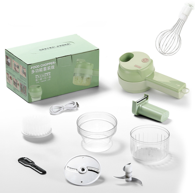 Gatling Vegetable Cutter Mini Wireless Electric Garlic Mud Artifact Garlic Crusher
