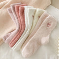 Socks children's plush socks floor long socks thickened women's midsole