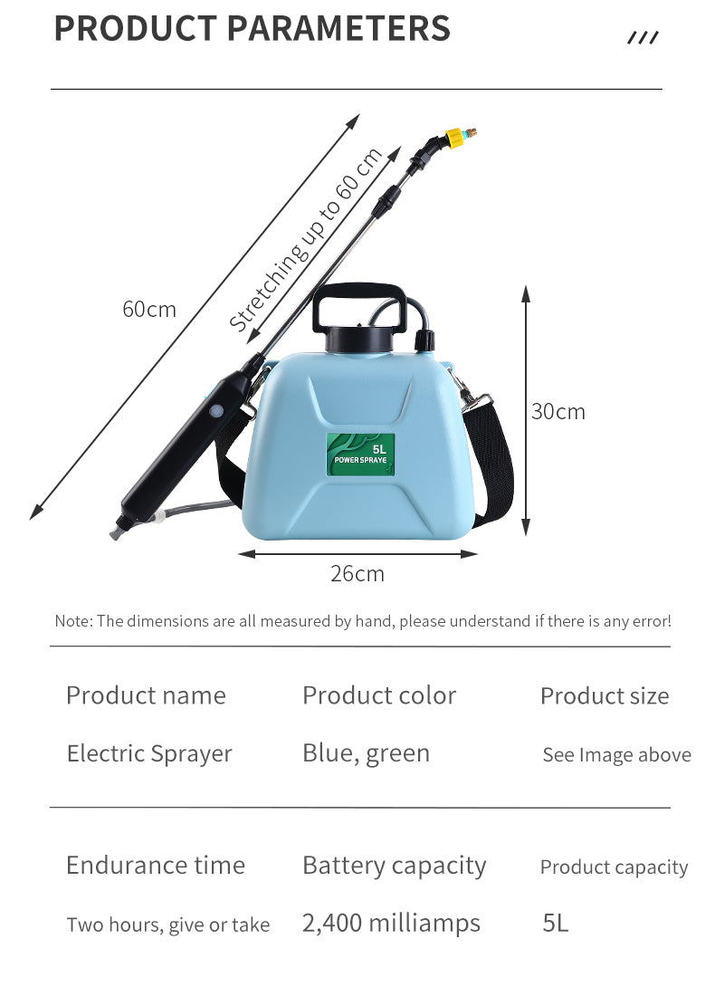 Shoulder Type Electric Sprayer 5L