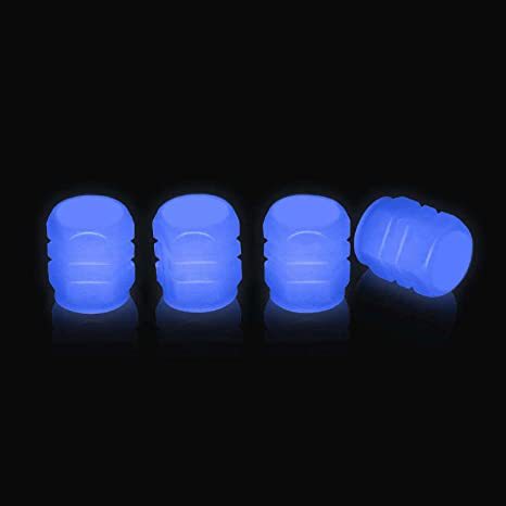 Fluorescent Car Tire Valve Caps High Brightness Separated Type