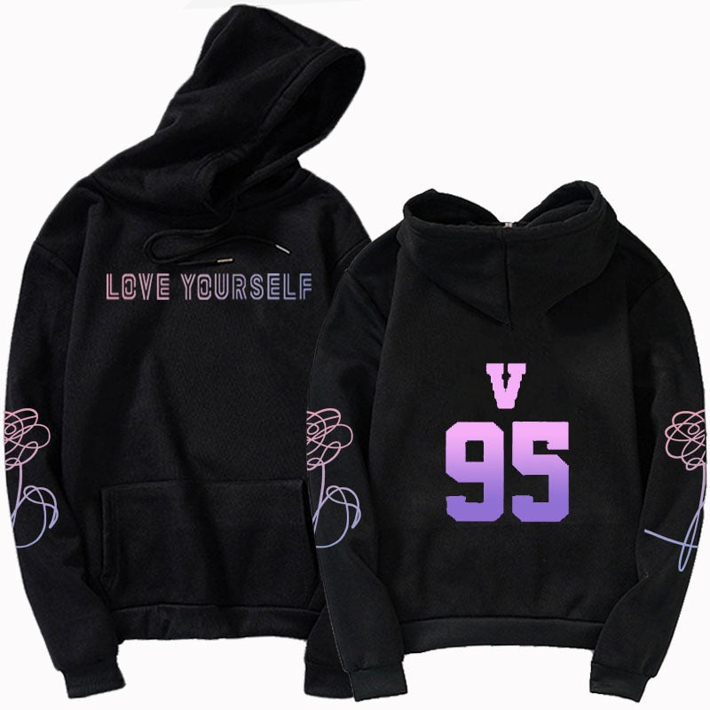 Hooded Youth Club fake love hoodies love yourself