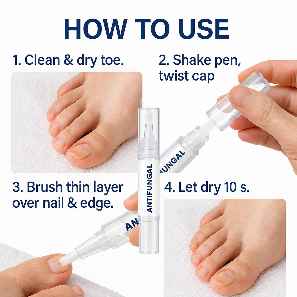 Foot nail fungus pen 4ml nail repair undecylenic acid treatment for toenails