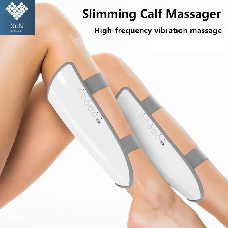 Electric Leg Adjustable Massager Warming Massage Machine Portable Ems Vibration Heating Slimming Calf Massager Usb Rechargeable