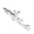 8 tool in 1 key ring multitool multifunction edc multi pocket keytool carabiner multipurpose keychain gadget clip gear