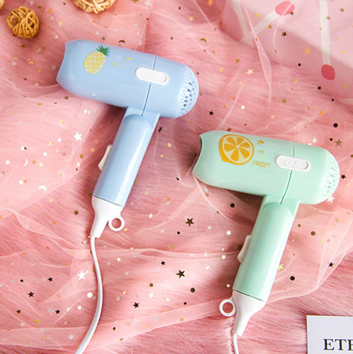 Mini Foldable Handle Design Portable Thermostatic Air collecting Traveller Compact Blower Electric Hair Dryer