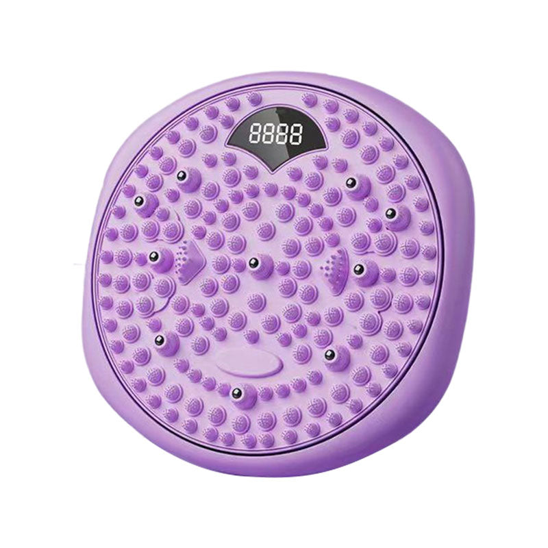 Intelligent Magnetic Twist Disc for Waist & Body Shaping - Non-Slip Mat with Auto Count & Type-C Charging