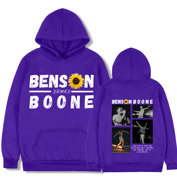 Benson Boone Hoodies Fireworks & Rollerblades  Tour Pull