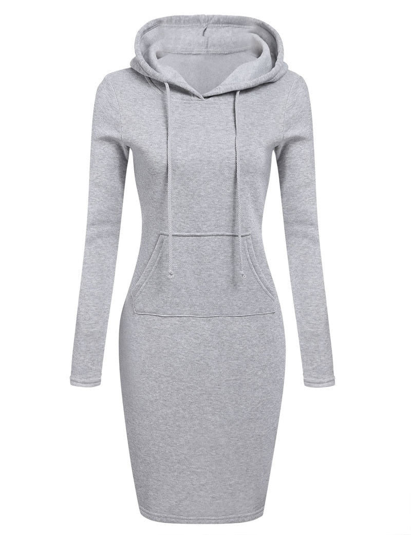 Autumn Winter Women Hoodies Long Sweatshirts  Patchwork Fashion Female Pullovers Hoodie Tops Causal Feminino Coats
