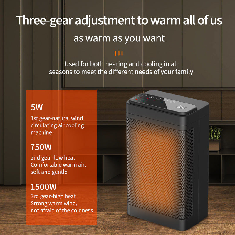 Electric Heater Desktop Mini PTC Heater Household Fast Heating Mute Heater