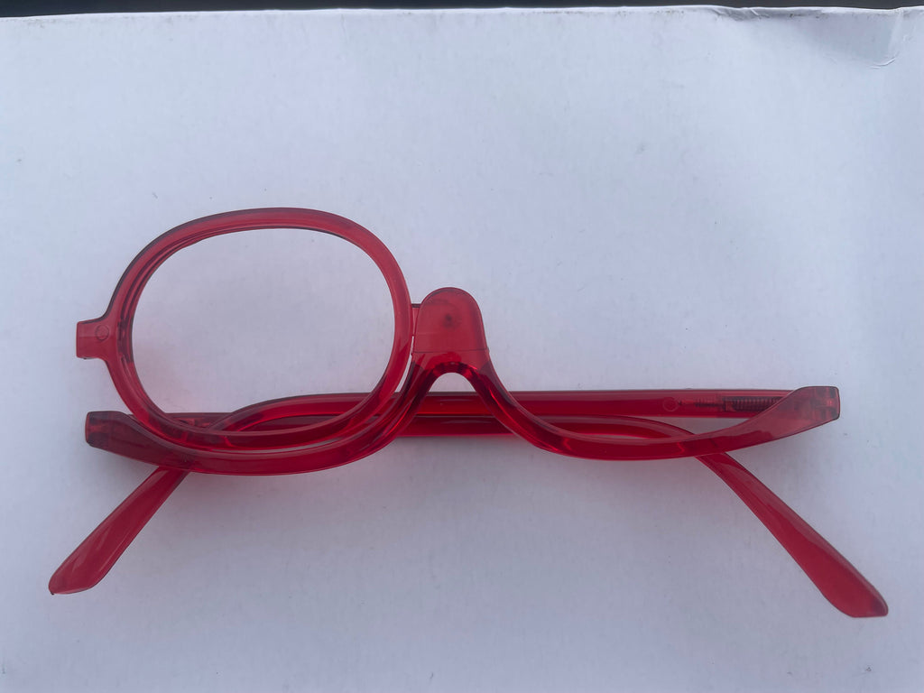 New Middle-Aged And Elderly Rotatable Folding Presbyopic Single-Frame Female Single-Sided Makeup Glasses