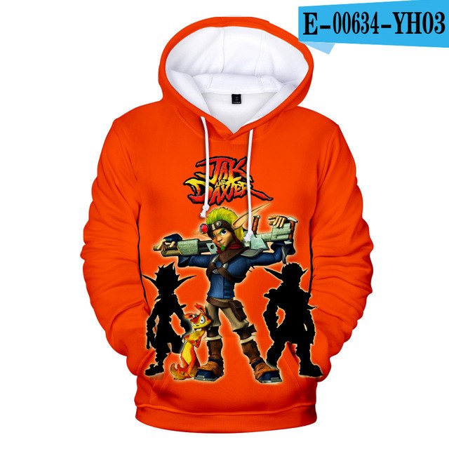 Fashion Fall/Winter jak 3 Hoodies men Women Print Sweatshirts Hip Hop Casual Game jak 3 3D Hoodies Hot New Harajuku Tops