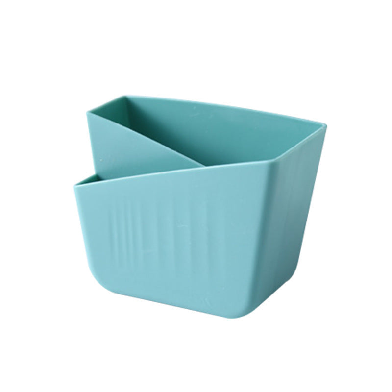 Storage Box Punch-Free Desktop Creative Wall-Mounted Plastic Air Conditioner Remote Control Bedside Mobile Phone Rack