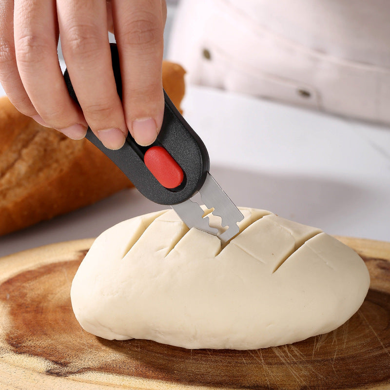 Professional Bread 5-Blade Bread Lame, Adjustable Sourdough Scoring Tool with Safety Cap