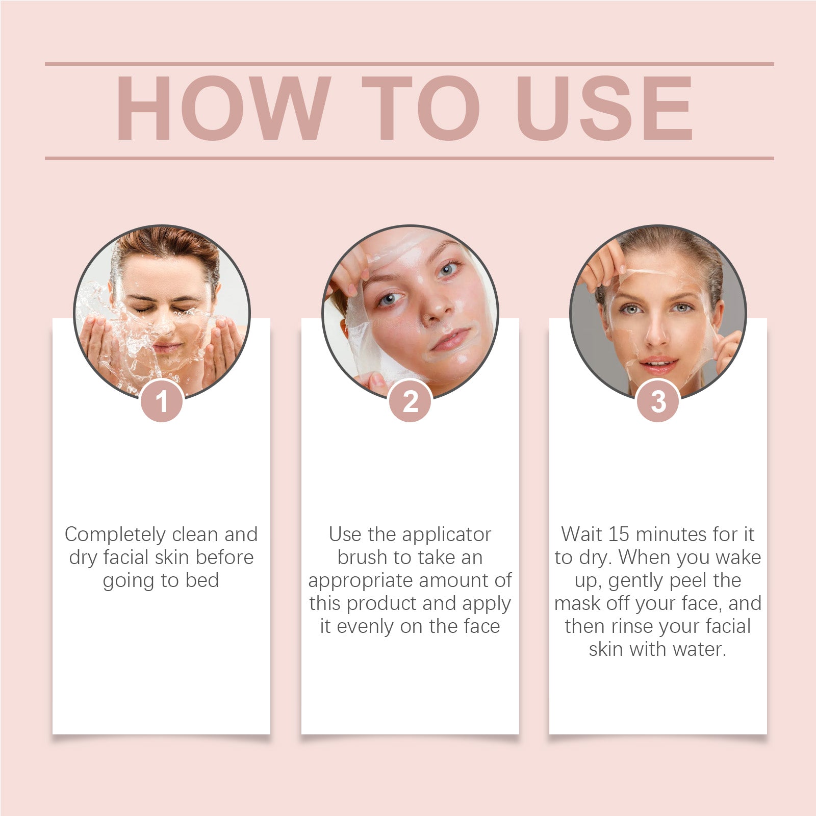 Hoygi Collagen Peel And Tear Mask, Moisturizing And Nourishing Skin, Cleaning Pores And Moisturizing Tear Mask