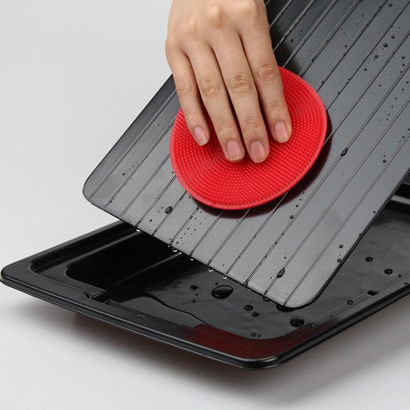 Fast Defrosting Tray Thaw Quick Defrosting Plate Board Defrost Frozen Food Meat Fruit with Water box Kitchen Gadget Tool