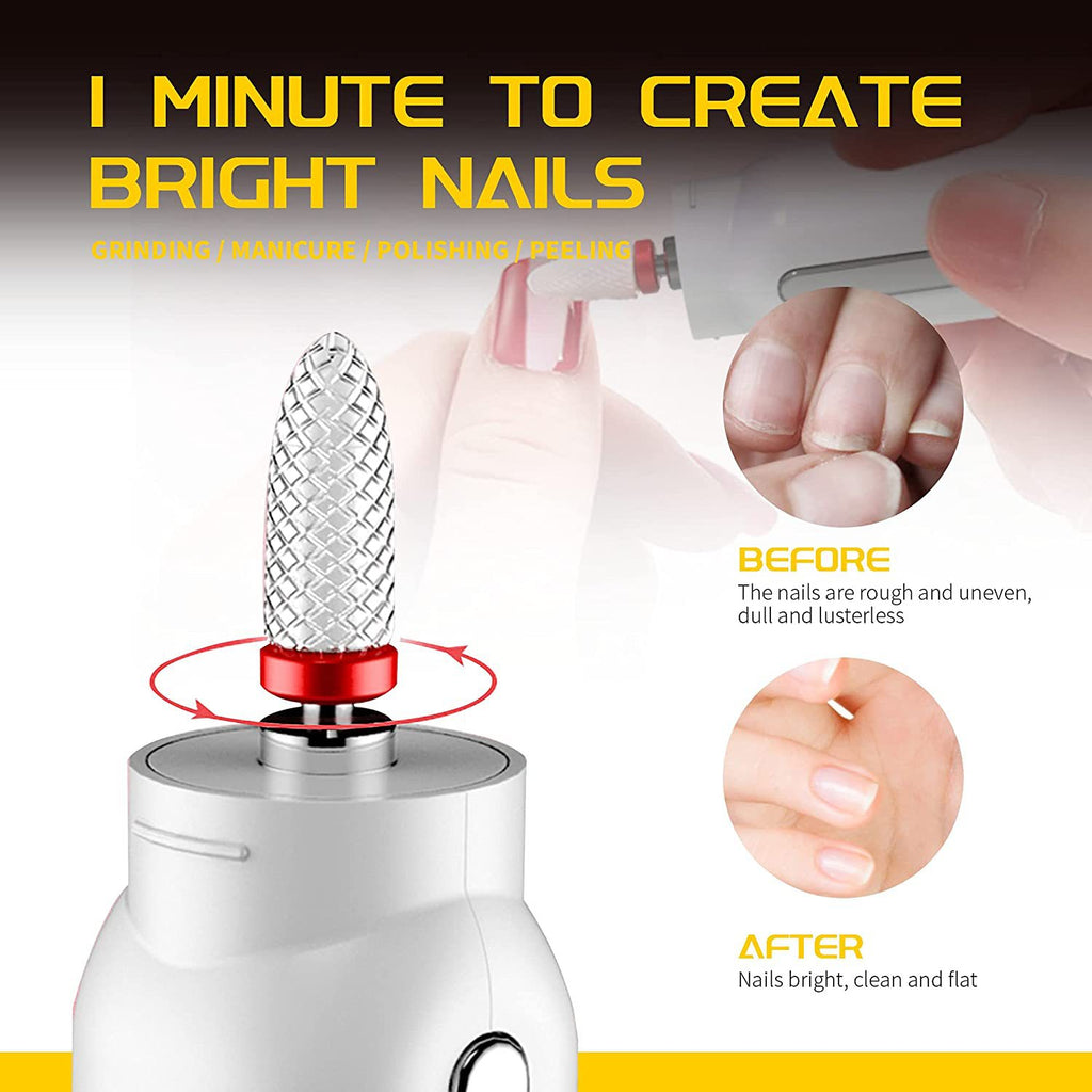USB Rechargeable Manicure Instrument Portable Electric Nail Polisher Polisher Polish And Remove Dead Skin Manicure Tools