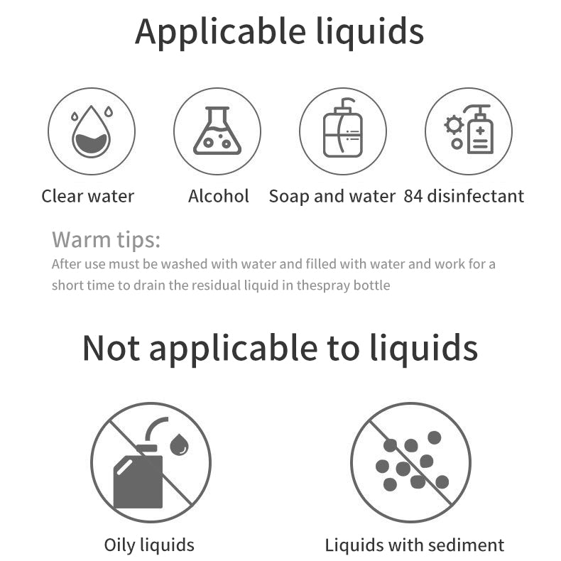 Disinfection Spray Small Electric Household Sprayer Garden Gardening Tools Watering Atomization Portable