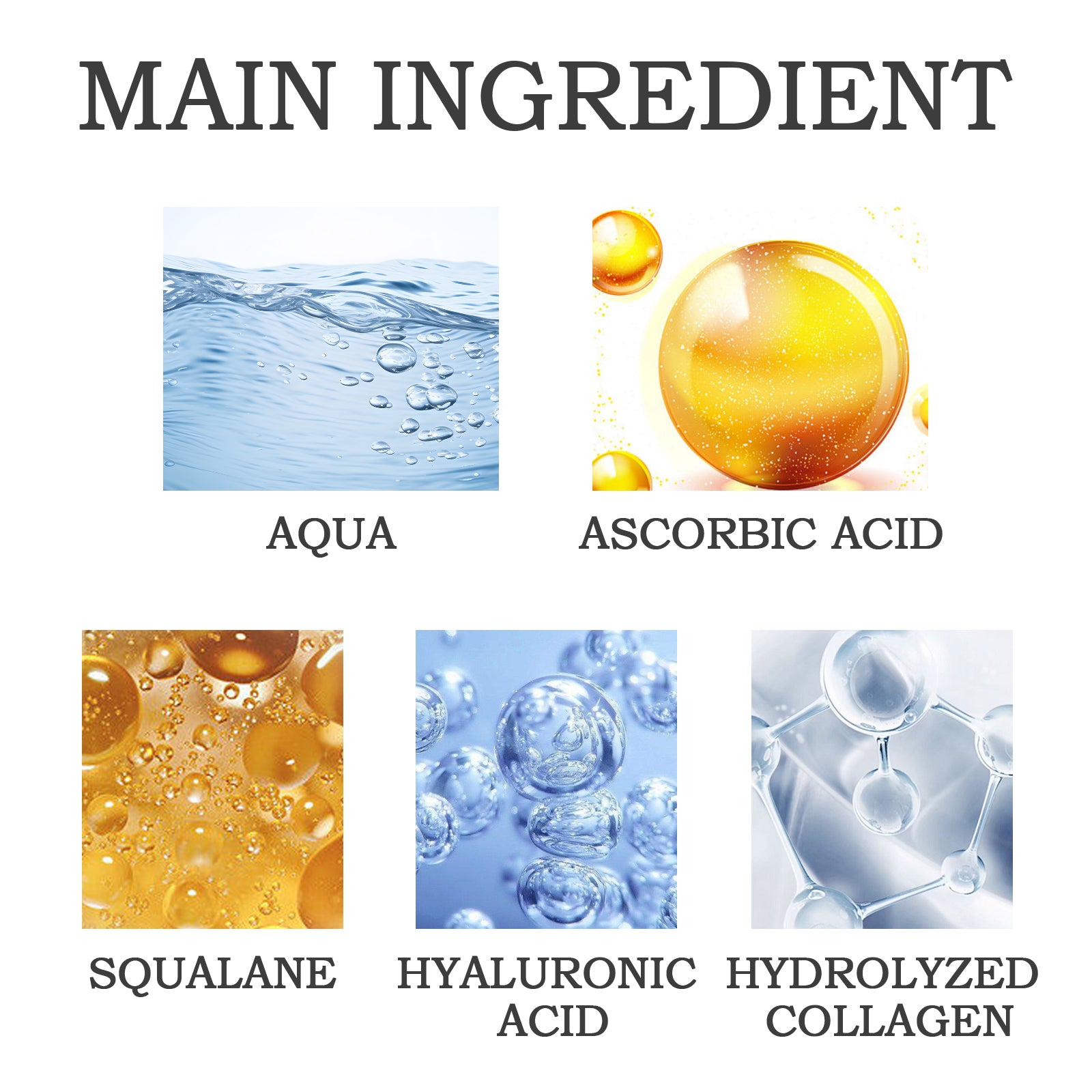 OUHOE Anti-Wrinkle Serum, Firming Facial Skin, Lightening Fine Lines, Lifting Hair Lines, Brightening Skin Essence