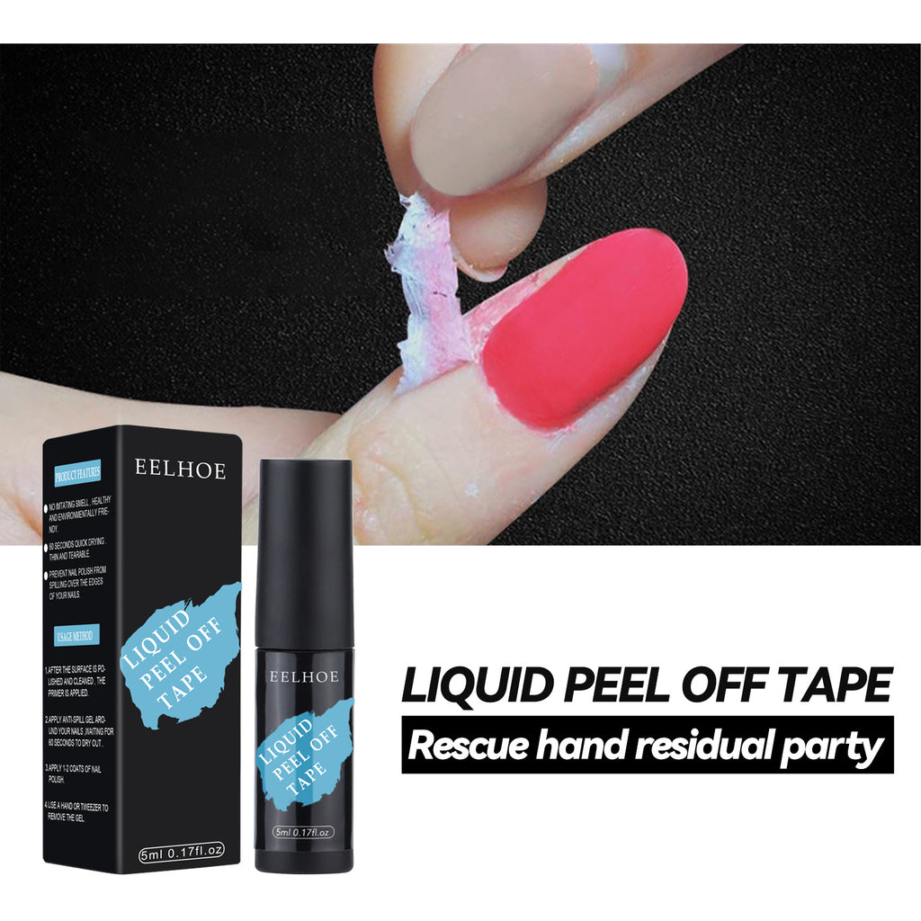 Effectively Prevent Spilled Nail Polish, Paint Nail Edge Can Be Torn Beginner Nail Edge Quick Dry Anti-Fouling Protection Tool