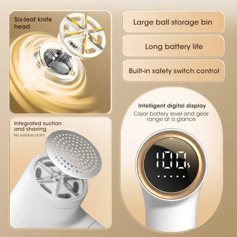 Electric Lint Remover Household Clothes Pellets Professional Portable Rechargeable HairBall Trimmer Electric Fluff Lint Removers