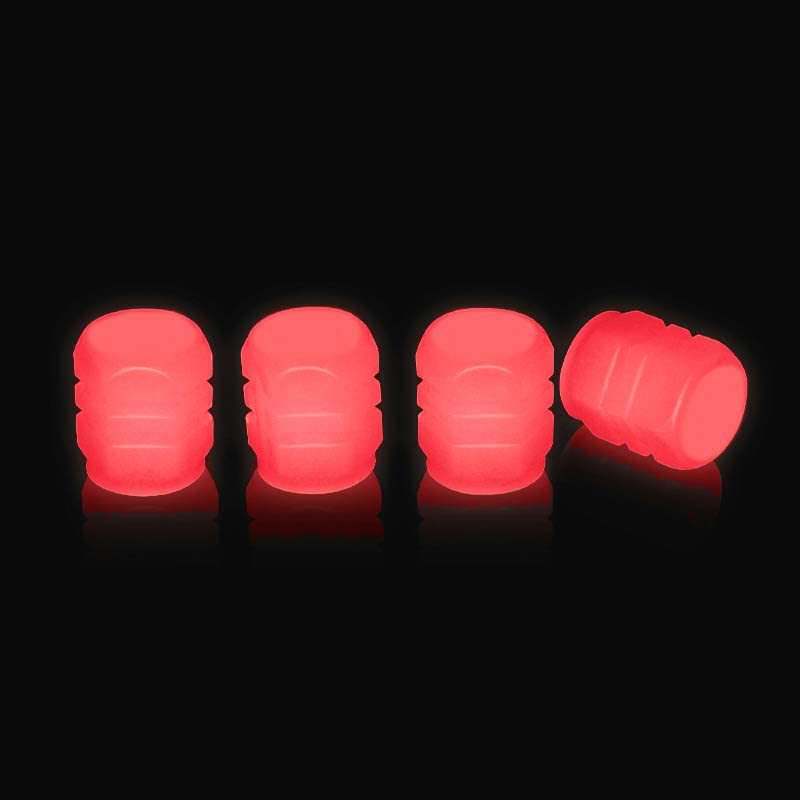 Fluorescent Car Tire Valve Caps High Brightness Separated Type