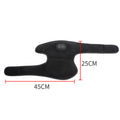 Electric Shoulder Brace Heated Knee Massager Vibration Massage Black Support Strap with Adjustable