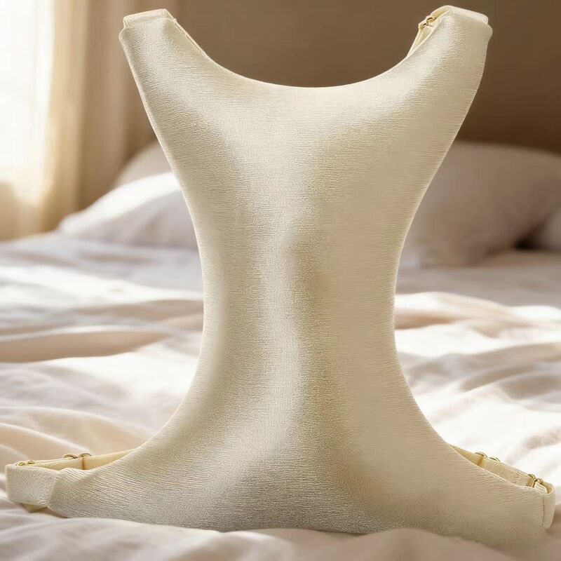 Anti-Wrinkle Chest Support Pillow - Washable & Fade-Proof Bra Care Pad for Side Sleepers, Décolleté Line Prevention