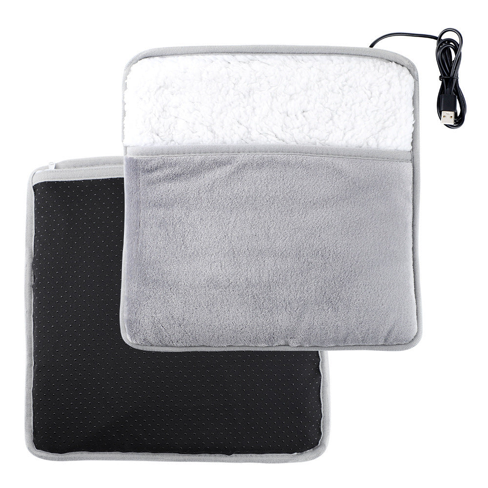 Heating Foot Warmer Home USB Plug in Abdominal and Waist Heating Pad Electric Heating Water Free Hand Warmer