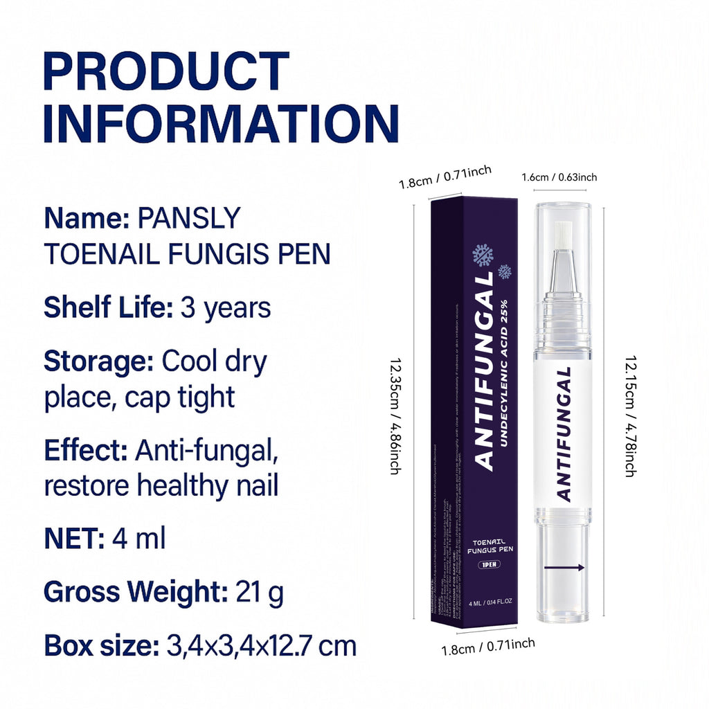Foot nail fungus pen 4ml nail repair undecylenic acid treatment for toenails