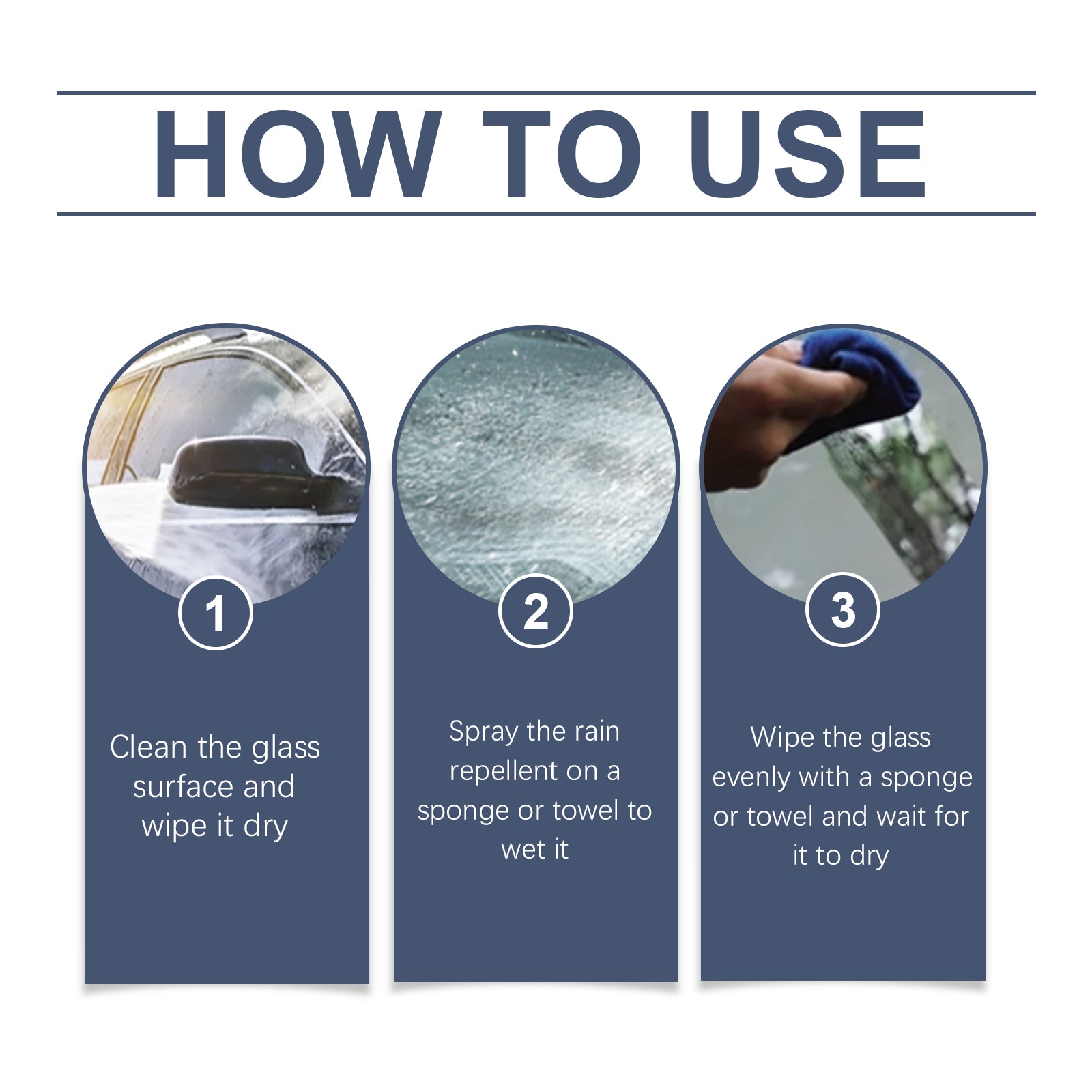 Car Glass Anti-Fog And Anti-Rain Agent, Window Anti-Rain And Waterproof Cleaning Car Glass Anti-Fog Spray