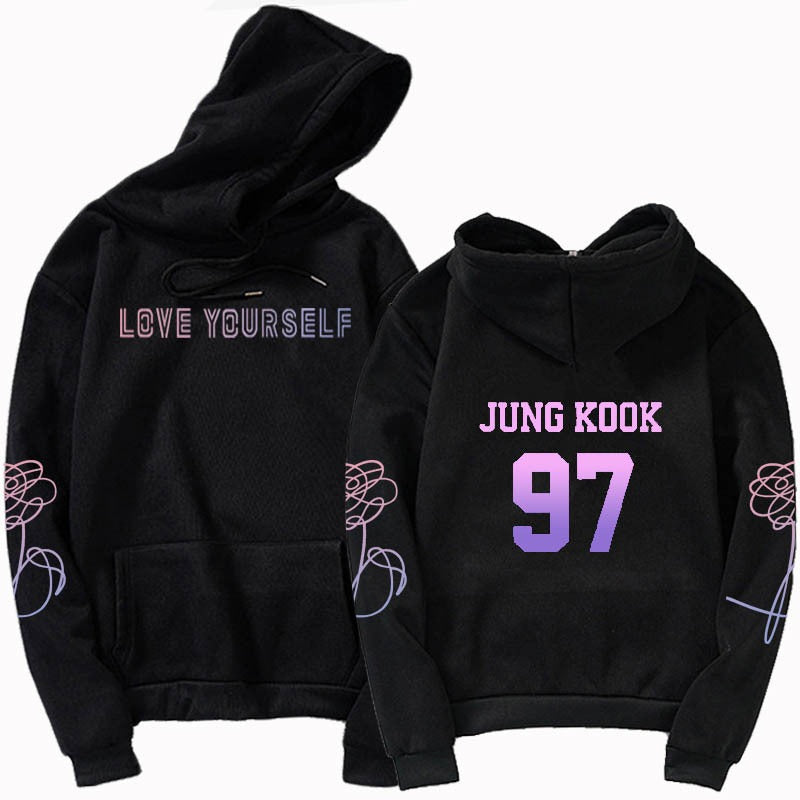 Hooded Youth Club fake love hoodies love yourself