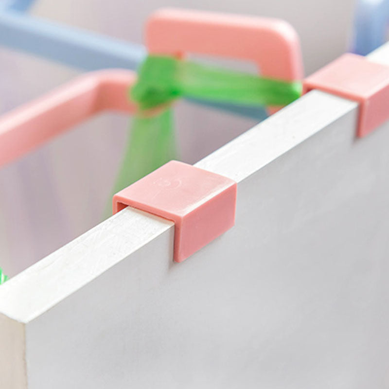 Kitchen Hanging Cabinet Door Garbage Rack Door Back Garbage Bag Storage Rack Plastic Bag Shelf Trash Can Bracket