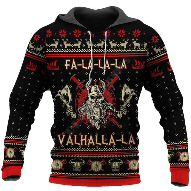 Autumn and winter European and American trendy 3D printed skull hoodie for men's hoodies