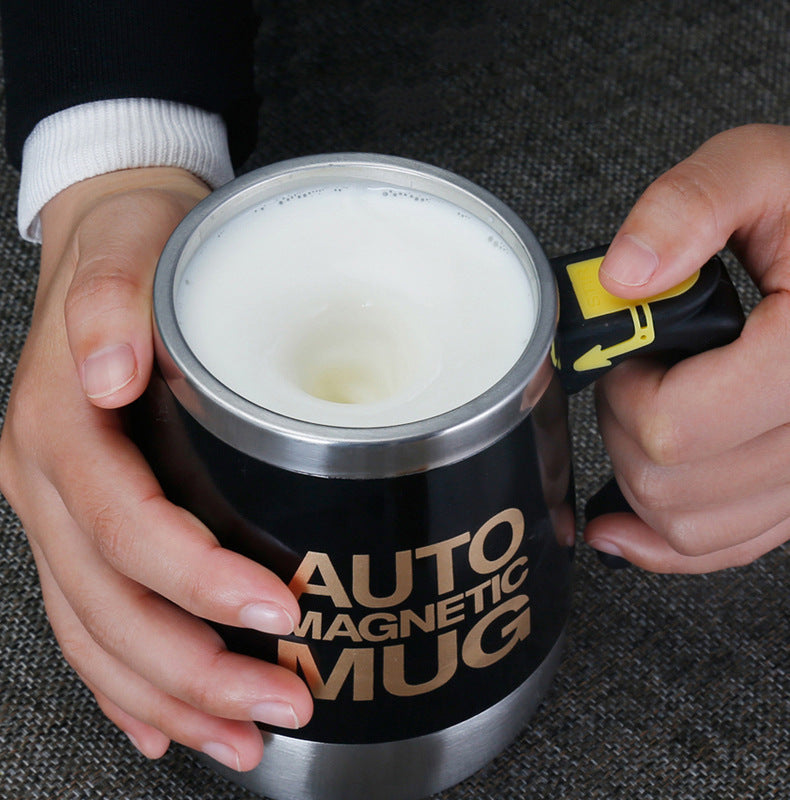 Fully Automatic Stirring Cup USB Charging Lazy Water Cup Portable Magnetized Cup Electric Magnetic Rotating Coffee Cup