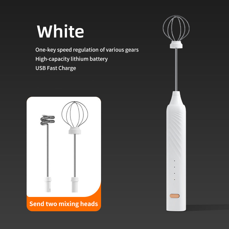 Electric Cordless Egg Beater For Whipping Cream And Egg Whites