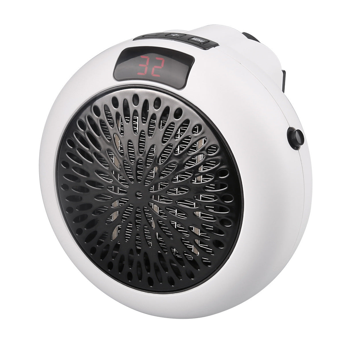 Home office desktop small wall mounted dual-purpose circular portable electric heater