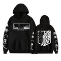 Spring and Autumn Hooded Hoodies Attack Giant's Hot Selling Surrounding Print Pullover Men's and Women's Hoodies