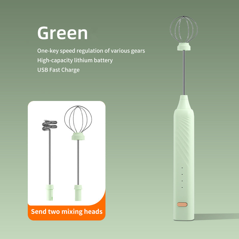 Electric Cordless Egg Beater For Whipping Cream And Egg Whites