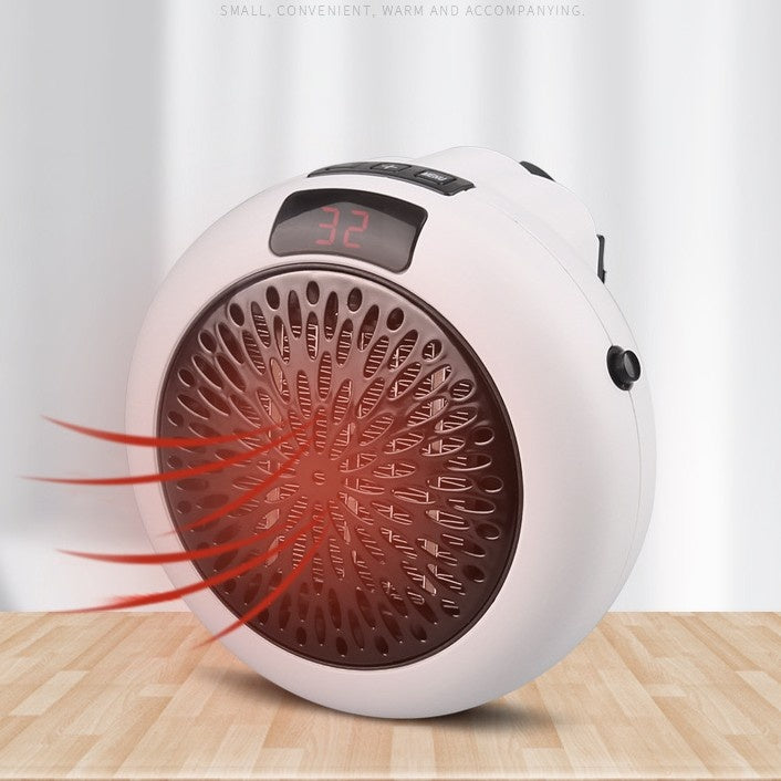 Home office desktop small wall mounted dual-purpose circular portable electric heater