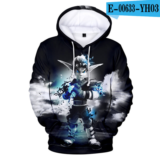 Fashion Fall/Winter jak 3 Hoodies men Women Print Sweatshirts Hip Hop Casual Game jak 3 3D Hoodies Hot New Harajuku Tops