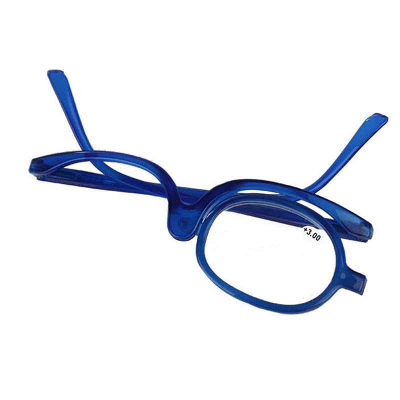 New Middle-Aged And Elderly Rotatable Folding Presbyopic Single-Frame Female Single-Sided Makeup Glasses