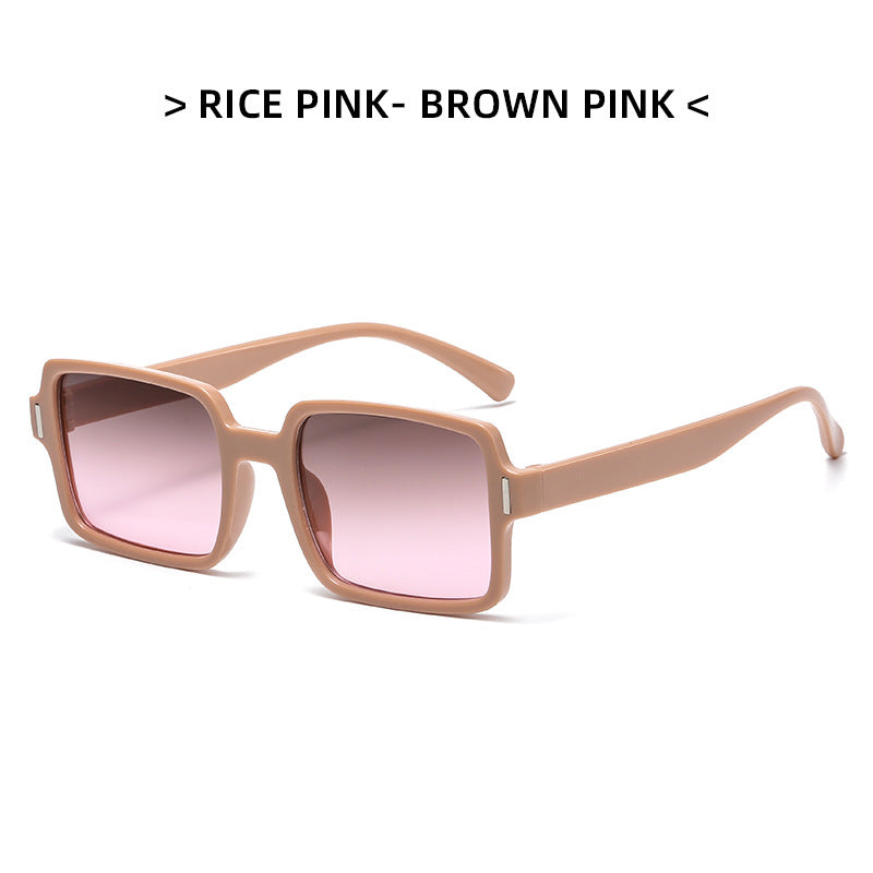 Trendy New Mi Ding Sunglasses Fashion Simple Square Net Red Sunglasses Summer Leisure Sunshade Sunglasses Women