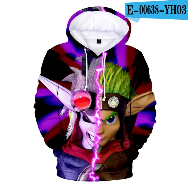 Fashion Fall/Winter jak 3 Hoodies men Women Print Sweatshirts Hip Hop Casual Game jak 3 3D Hoodies Hot New Harajuku Tops